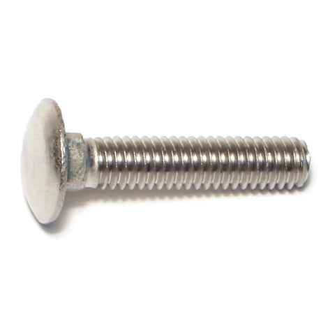 5/16"-18 x 1-1/2" 18-8 Stainless Steel Coarse Thread Carriage Bolt (83454)