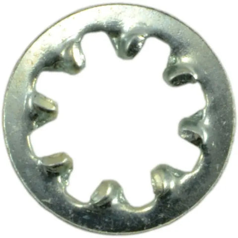 #6 x 9/64" x 19/64" Zinc Plated Grade 2 Internal Tooth Lock Washers (81393)