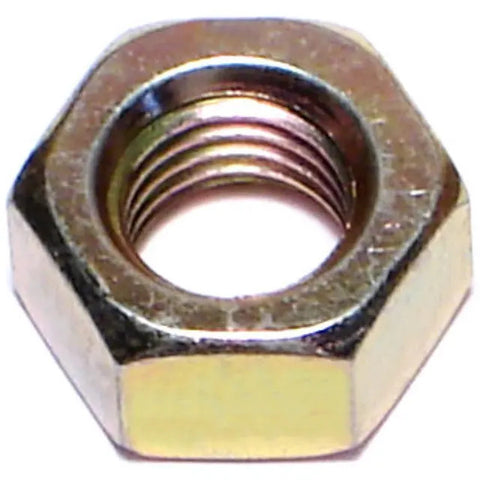 5/16"-24 Yellow Zinc Plated Grade 8 Fine Thread Hex Nuts (82022)