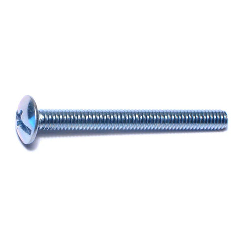#8-32 x 1-3/4" Zinc Plated Steel Coarse Thread Combo Truss Head Machine Screws (82136)