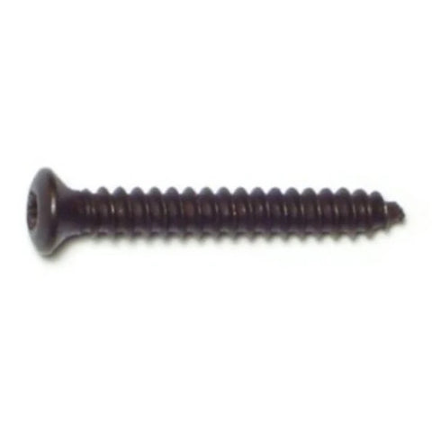 4.2mm x 30mm Black Oxide Star Drive Oval Head Sheet Metal Screw (84774)