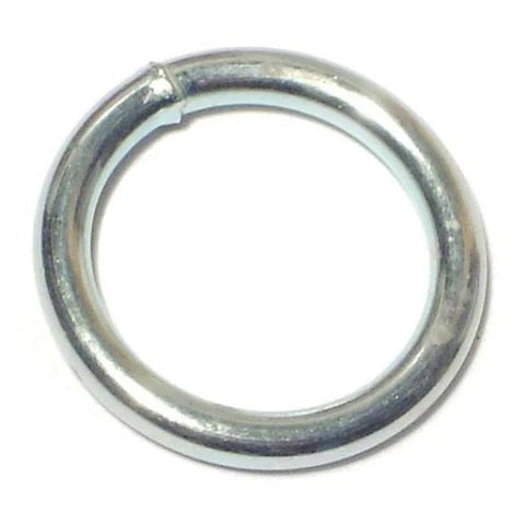 #12 x 5/8" Zinc Plated Steel Welded Ring (80091)