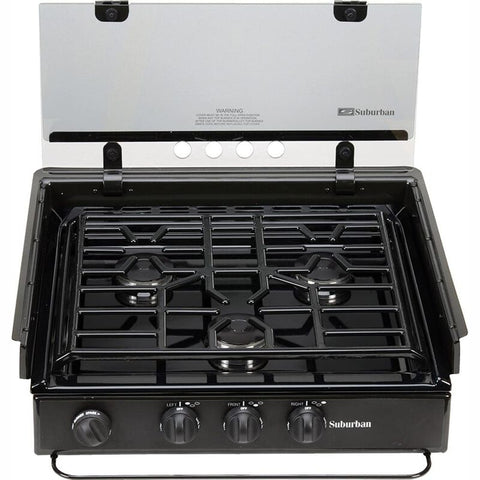 3 Burner Slide-In Cooktop Conventional Burners W/Glass Cover (3639A)