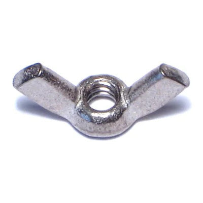 #6-32 x 23/32" 18-8 Stainless Steel Coarse Thread Cold Forged Wing Nut (82514)