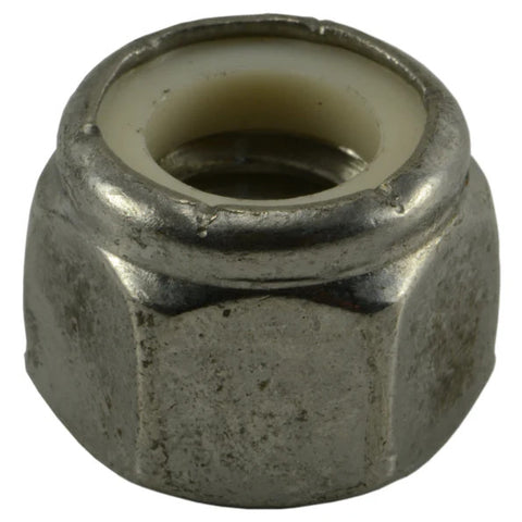 3/8"-16 18-8 Stainless Steel Coarse Thread Nylon Insert Lock Nut (82506)