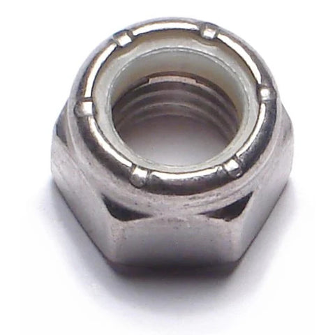 7/16"-14 18-8 Stainless Steel Coarse Thread Nylon Insert Lock Nut (86011)