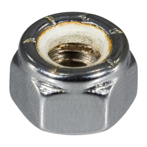 5/16"-18 Chrome Plated Steel Coarse Thread Nylon Insert Lock Nut (87029)