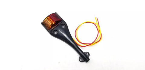 LED Trailer Fender Clearance Light  - Amber/Red Lens - Passenger Side (52443)