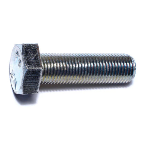 12mm-1.25 x 40mm Zinc Plated Class 8.8 Steel Extra Fine Thread Hex Cap Screw (84974)
