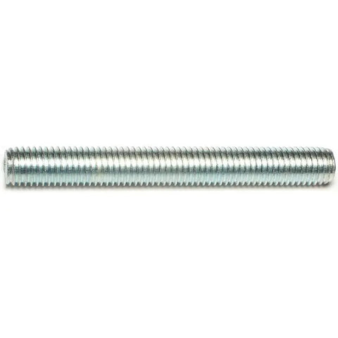 12mm-1.75 x 100mm Zinc Plated Low Carbon Coarse Thread Threaded Rods (88744)