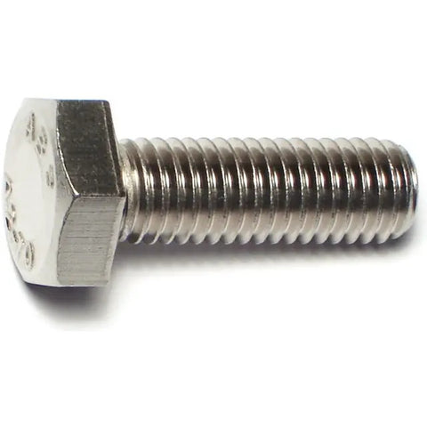 10mm-1.5 x 30mm Stainless A2-70 Coarse Thread Hex Cap Screw (87517)