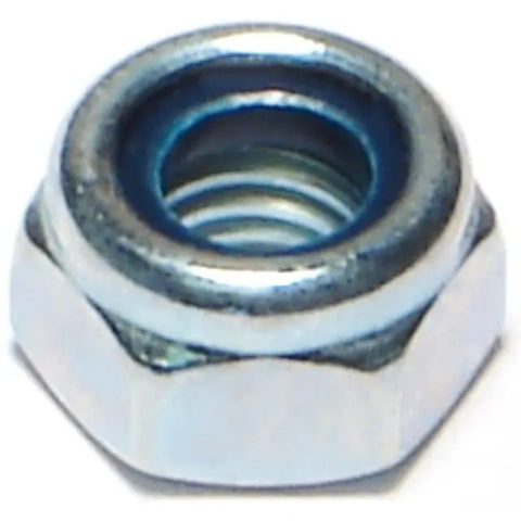 6mm-1.0 Zinc Plated Class 8 Coarse Thread Nylon Insert Lock Nut (82603)