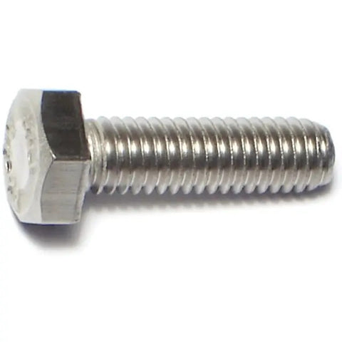 6mm-1.0 x 20mm Stainless A2-70 Coarse Thread Hex Cap Screw (87502)