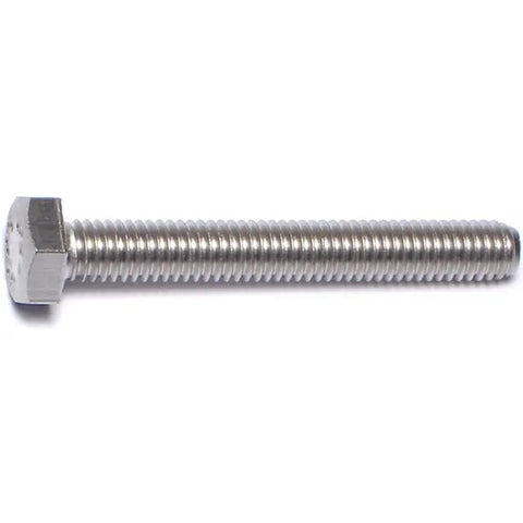 6mm-1.0 x 45mm Stainless A2-70 Coarse Thread Hex Cap Screw (87506)