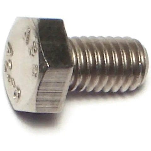 6mm-1.0 x 10mm Stainless A2-70 Coarse Thread Hex Cap Screw (87499)