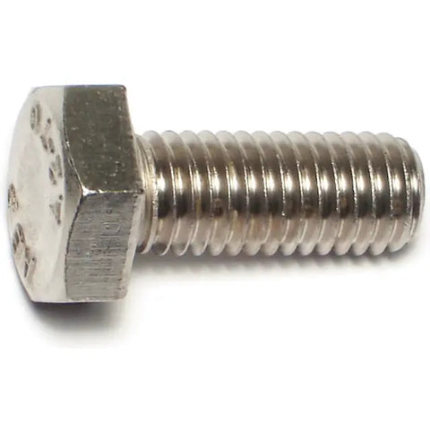 10mm-1.5 x 25mm Stainless A2-70 Coarse Thread Hex Cap Screw (87516)