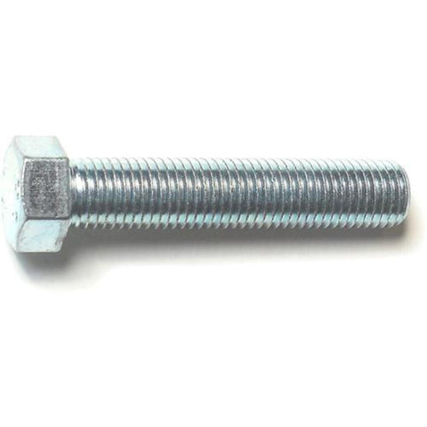 10mm-1.25 x 50mm Zinc Plated Class 8.8 Steel Fine Thread Hex Cap Screw (84966)