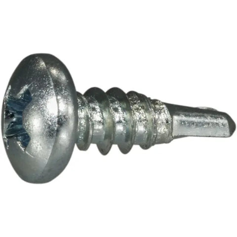 #8-18 x 1/2" Zinc Plated Phillips Pan Head Self-Drilling Screws (10295)