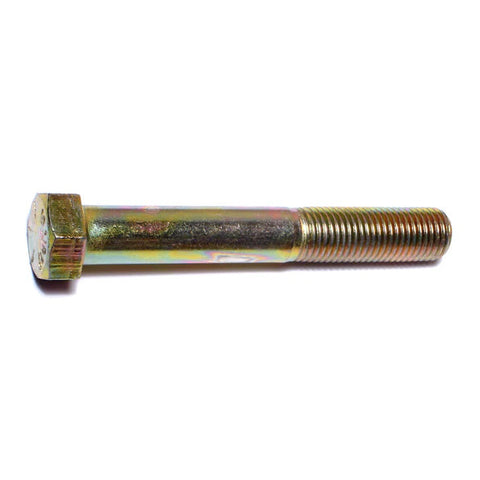 7/16"-20 x 3" Zinc Plated Grade 8 Steel Fine Thread Hex Cap Screw (81996)