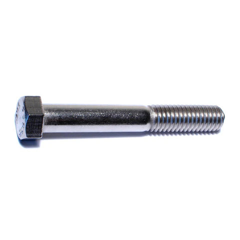 7/16"-14 x 3" 18-8 Stainless Steel Coarse Thread Hex Cap Screw (82577)