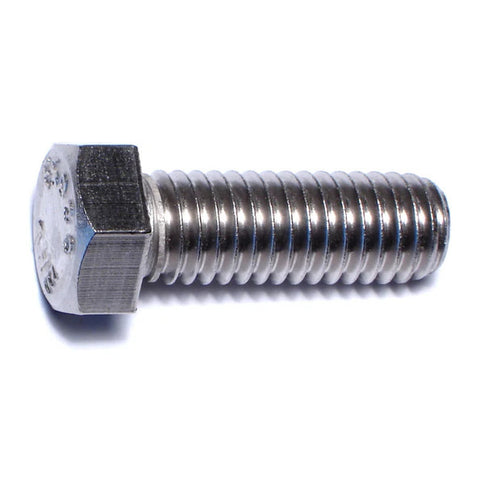 7/16"-14 x 1-1/4" 18-8 Stainless Steel Coarse Thread Hex Cap Screw (82573)