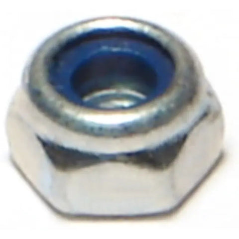 4mm-0.7 Zinc Plated Class 8 Coarse Thread Nylon Insert Lock Nut (82601)