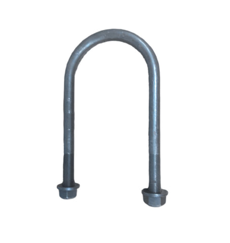4000#-7000# U-Bolt 3.09"W x 6.50"L x 1/2" Diameter w/ 2.00"L Fine Thread & 1/2"-20 Nuts (UBR-300650-50F) Kit