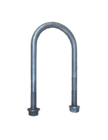 5200#-7000# U-Bolt 3.09"W x 7.00"L x 1/2" Diameter w/ 2.00"L Fine Thread & 1/2"-20 Nuts (UBR-300700-50F) Kit