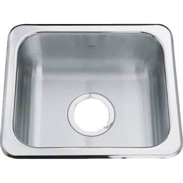 15-1/4" x 13-1/4" Drop-In Queen Steel Sink (QS1315/6)