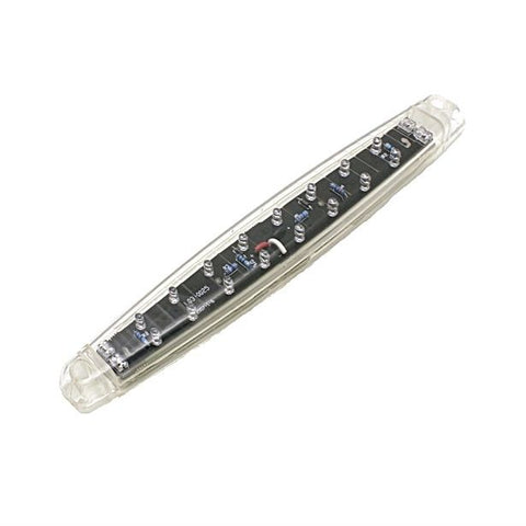 Kaper II  Clear Lens Amber LED Light 12.5" - Surplus New