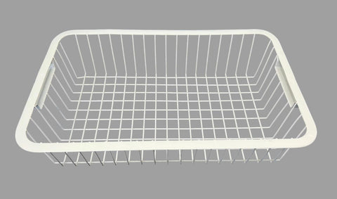 White Wire Storage Bin