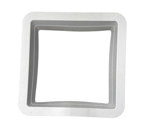 4" White Garnish Ring