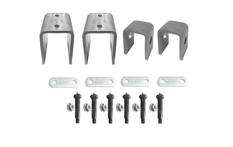 3500# Single Axle Hanger Kit w/3.25" Greaseable Step Down Bolts 7/16"