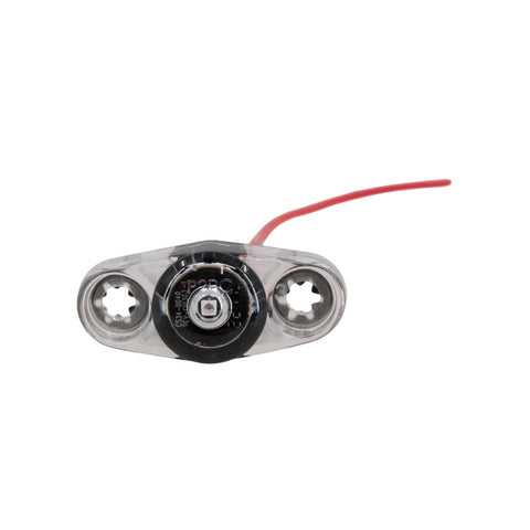 Red Mini Surface Mounted PC Side Marker Light Clear (S38-RCG0-1)