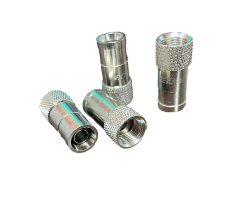 Ideal RG6 Twist-On Coax Connector (4 Pack)