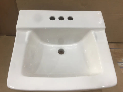 Westmont 19" x 17" White Wall Mounted Sink (1320V100)