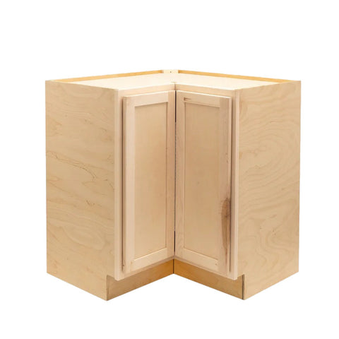 36" Lazy Susan Base Cabinet - Raw Maple