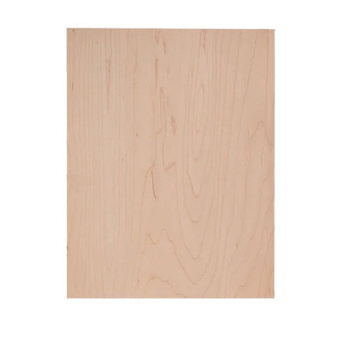 Refrigerator/ Microwave Wall Cabinet End Panel 1.25" x 24" x 96" - Raw Maple