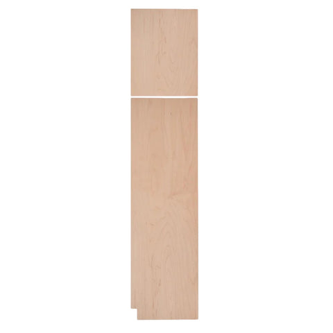 Right Pantry End Panel .25" x 23.25" x 96"  - Raw Maple