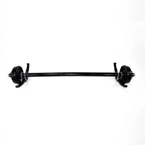 Axis 7000# Straight Brake Trailer Axle | Underslung Springs | 8 Lug on 6.5" Bolt Pattern |