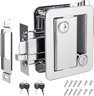 RV Entry Door Paddle Latch Lock Chrome Plated (L0920DL-CR)