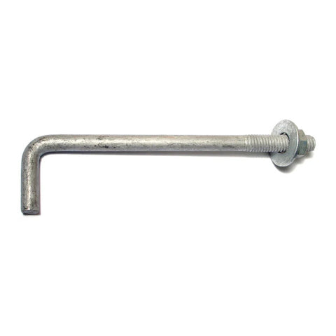 3/8"-16 x 6" Hot Dip Galvanized Anchor Bolts (10 Pack) (09400)