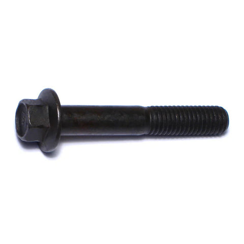 8mm-1.25 x 50mm Black Phosphate Class 10.9 Hex Washer Head Flange Bolts (1lb Bag) (06550)