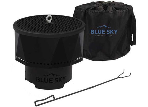 High-Efficiency Portable Fire Pit with Spark Screen – 15.76" Diameter (PFP1513-C)