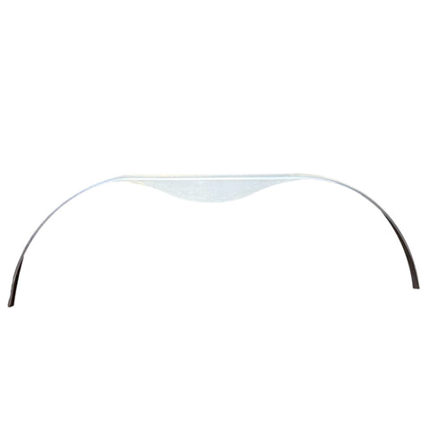Smooth Aluminum | Tandem Fender Flare | 72"L x 2"W x 20"H | for Double Axle Trailer