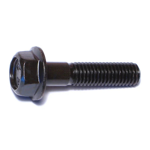 8mm-1.25 x 35mm Black Phosphate Class 10.9 Hex Washer Head Flange Bolts (1lb Bag) (06547)