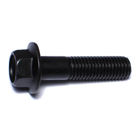 12mm-1.75 x 50mm Black Phosphate Class 10.9 Hex Washer Head Flange Bolts (1lb Bag) (06574)