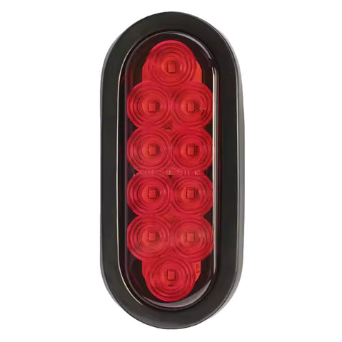 6" Oval Light Red (TL118)
