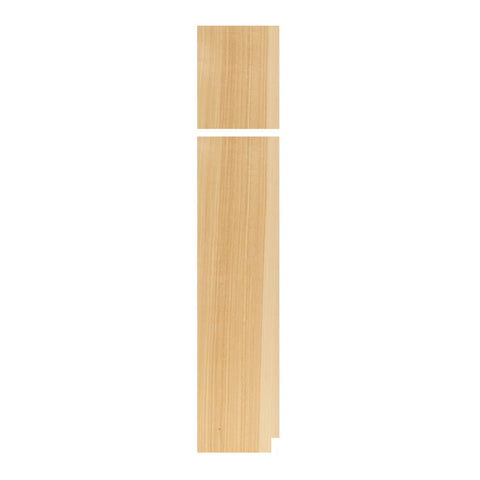 Right Pantry End Panel .25" x 23.25" x 84"  - Raw Hickory