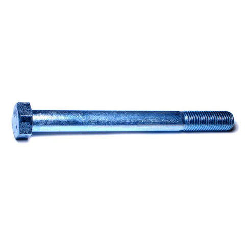 7/8"-9 x 9" Blue Rinsed Zinc Grade 8 Hex Cap Screw (2 Pack) (06647)